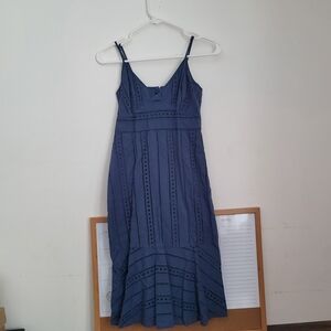 Banana Republic Navy Midi Dress